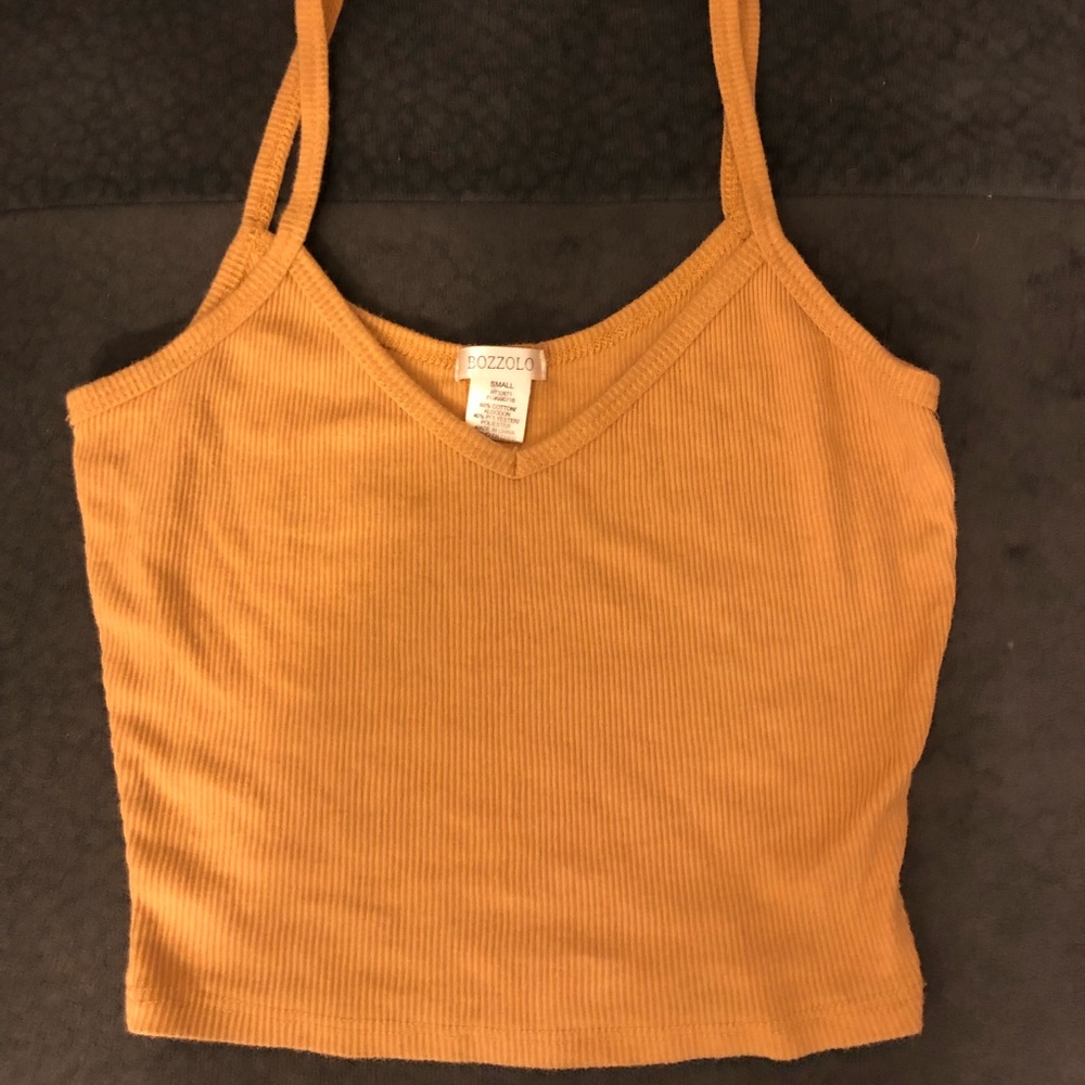 Tan Crop Top